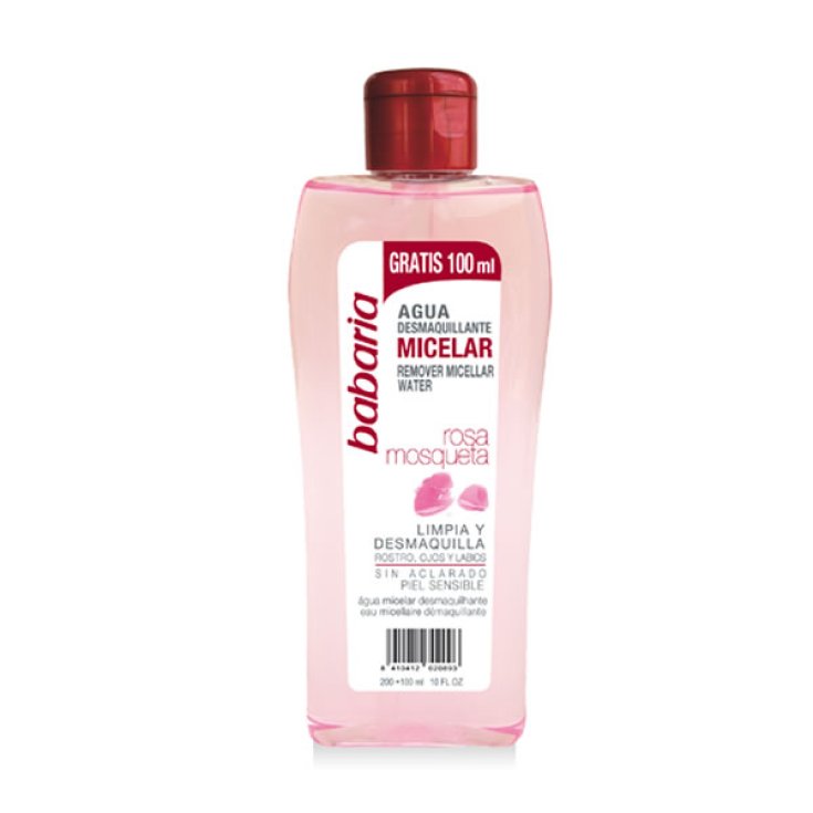 Babaria Remover Eau Micellaire Rose Musquée 300ml Babaria Remover Eau Micellaire Rose Musquée 300ml