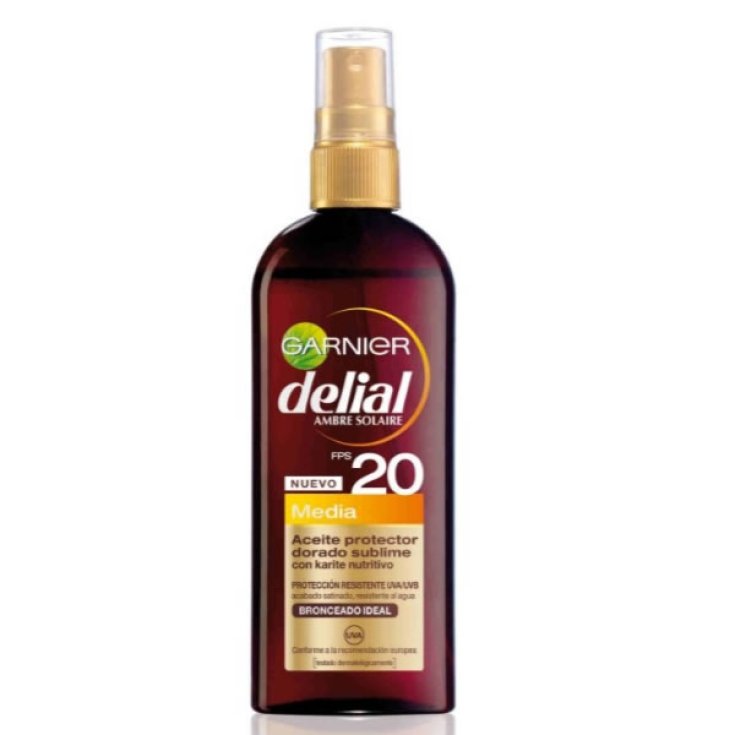 Delial Huile Protectrice Bronzage Doré Spf20 150 ml