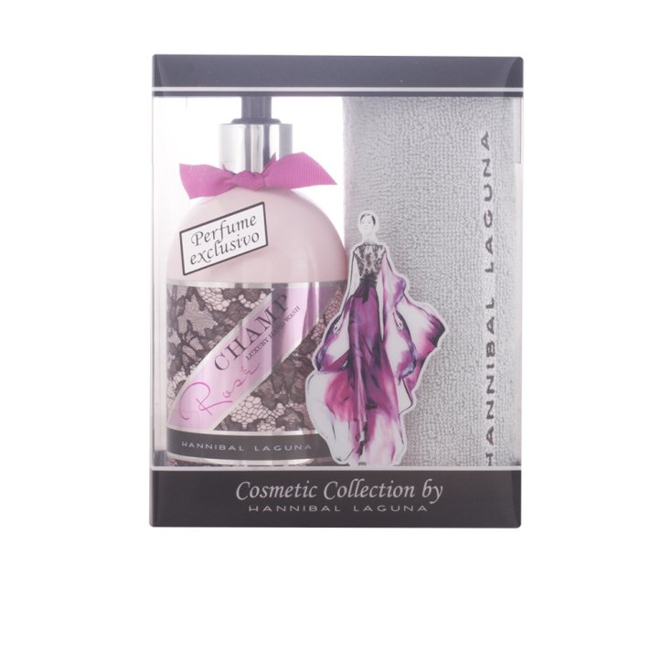 Hannibal Laguna Champ Rosé Savon Mains 500ml Set 2 Parties