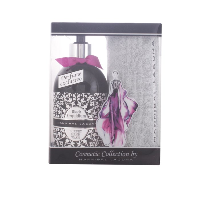 Hannibal Laguna Savon Mains Orquidium Noir 500ml Set 2 Parties