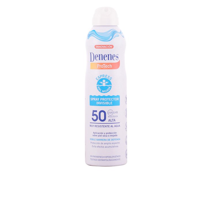 Denenes Sol Spray Protecteur Invisible Peau Humide SPF50 250 ml