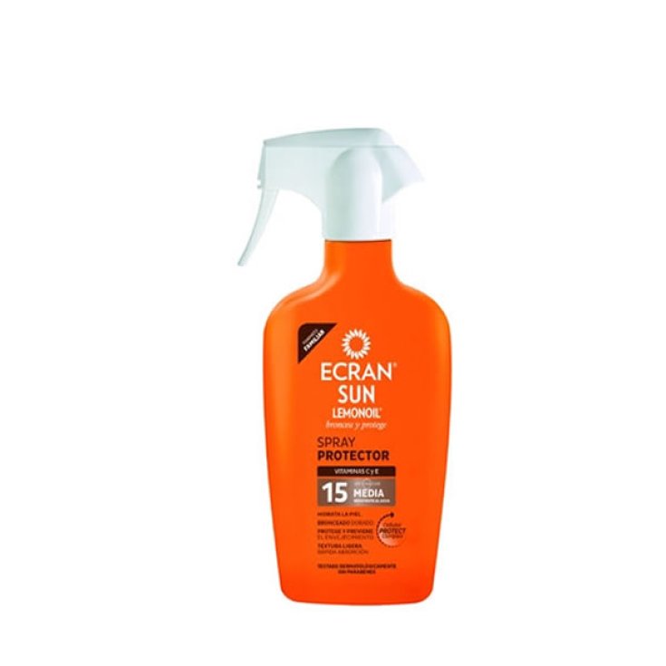 Ecran Sun Lemonoil Spray Solaire Spf15 300 ml
