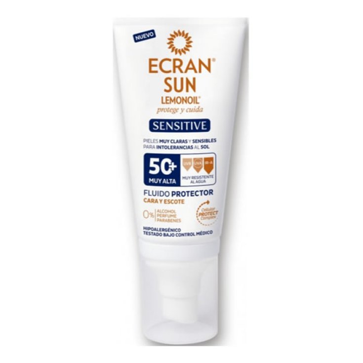 Ecran Sun Lemonoil Crème Visage Sensible Spf50 50 ml
