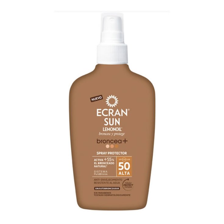 Ecran Sun Lemonoil Spray Bronzant Et Protecteur Spf50 200 ml