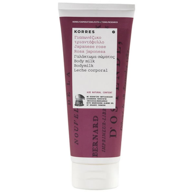 Korres Lait Corporel à la Rose du Japon 200ml
