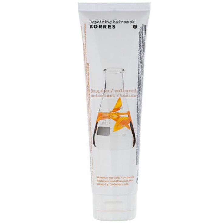 Korres Sunflower And Mountain Tea Masque Capillaire Réparateur 125ml