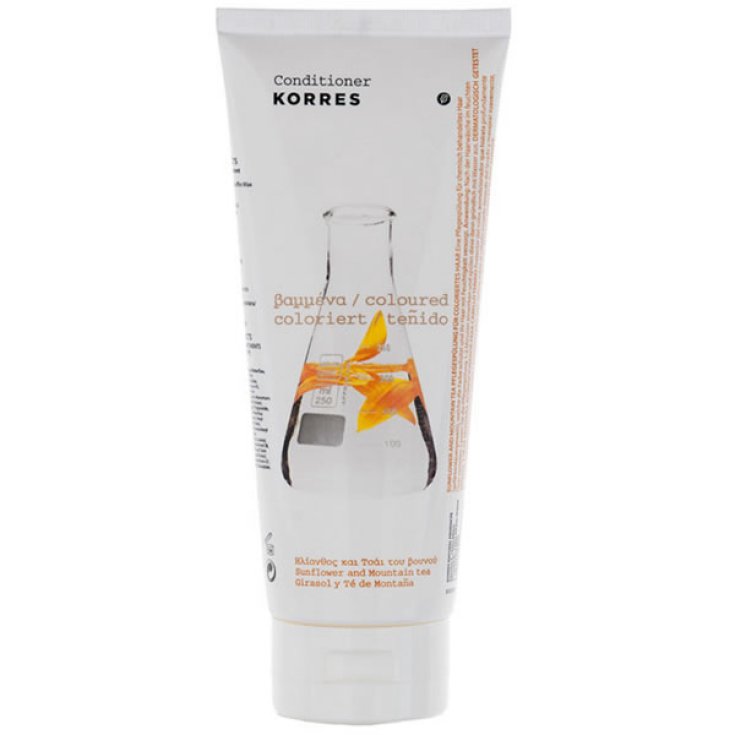 Korres Après-Shampoing Tournesol Et Thé De Montagne Pour Cheveux Colorés 200 ml
