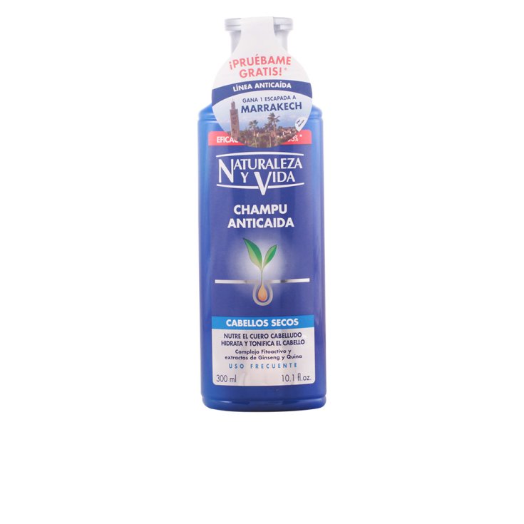 Naturaleza Y Vida Shampooing Anti Chute Cheveux Secs 300ml