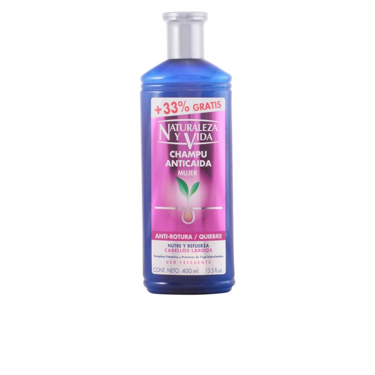 Naturaleza Y Vida Shampooing Anti Chute Cheveux 400 ml