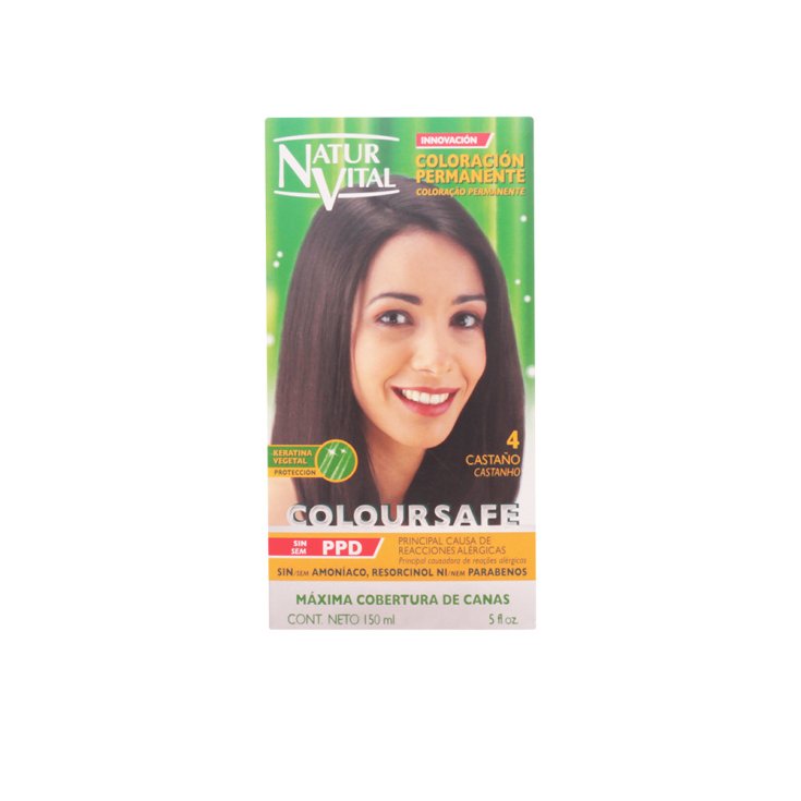 Naturaleza Y Vida Coloursafe Coloration Permanente 4 Marron 150ml
