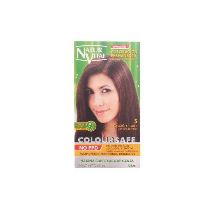 Naturaleza Y Vida Coloursafe Coloration Permanente 5 Châtain Clair 150ml
