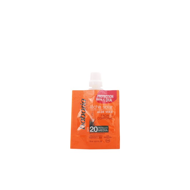 Babaria Lait Solaire Monodose Aloe Vera Spf20 15 ml