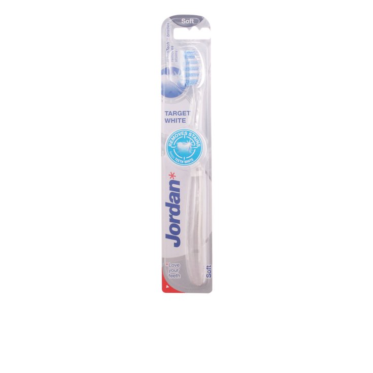 Brosse à dents souple Jordan Target White
