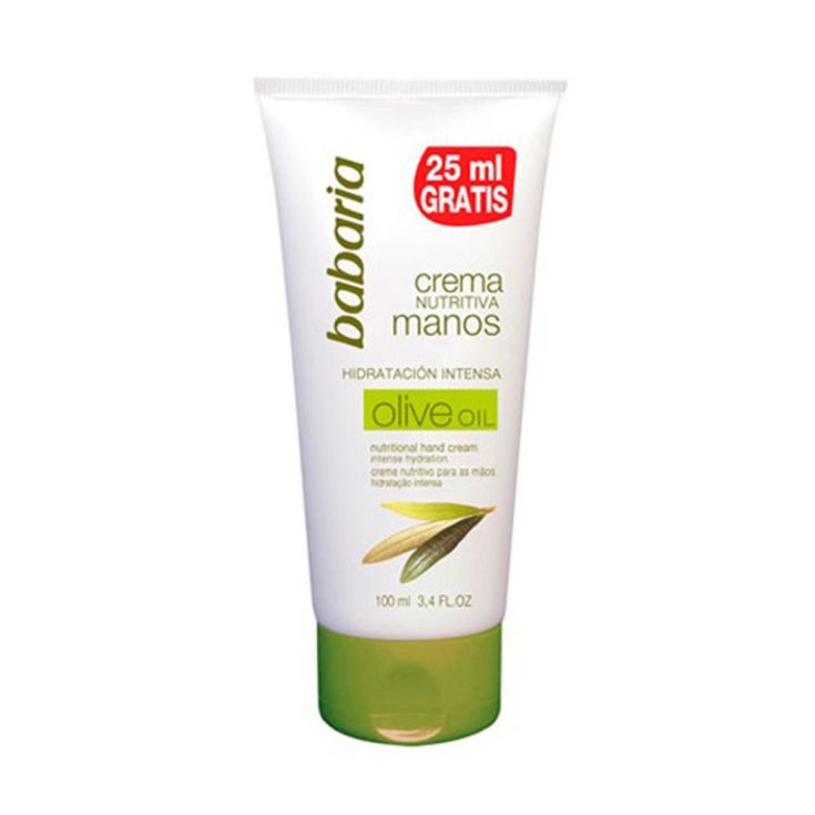 Babaria Crème Mains Nourrissante à l'Huile d'Olive 75 ml