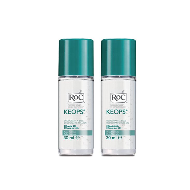 Roc Keops Déodorants Roll On 2x30 ml