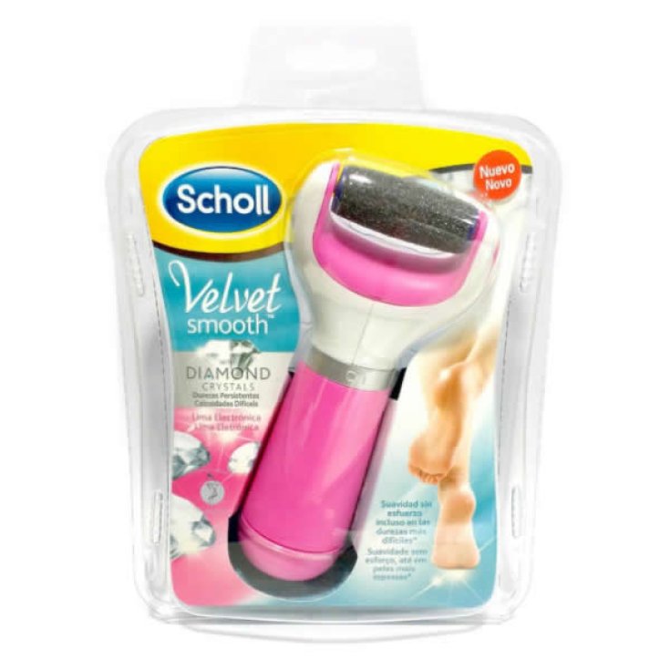 Scholl Velvet Soft Avec Cristaux De Diamant Électroniques De Lima Rose 1 Unité