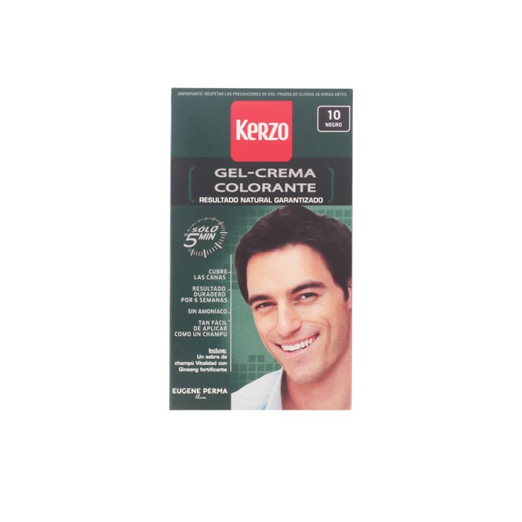 Kerzo Dye For Men Gel Crème Noir