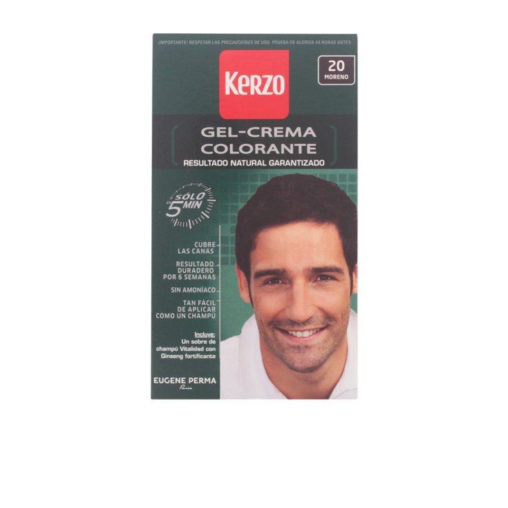 Kerzo Dye For Men Gel Crème Marron