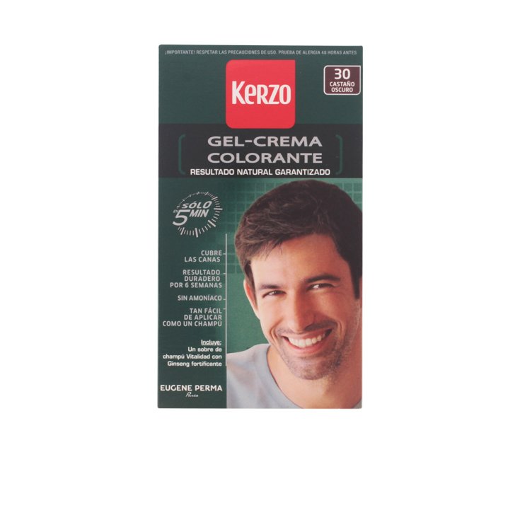 Kerzo Dye For Men Gel Crème Marron Foncé