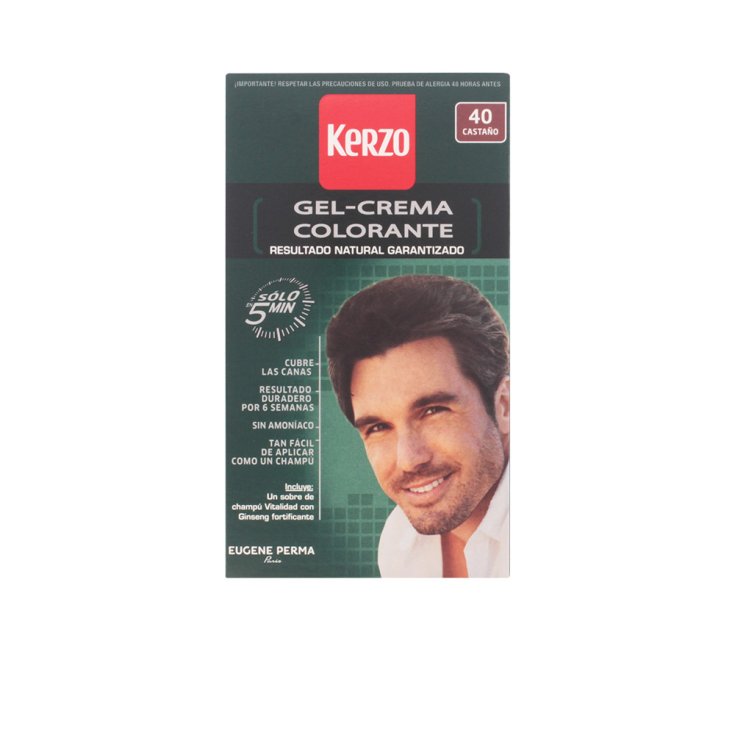 Kerzo Dye For Men Marron Clair Gel Crème