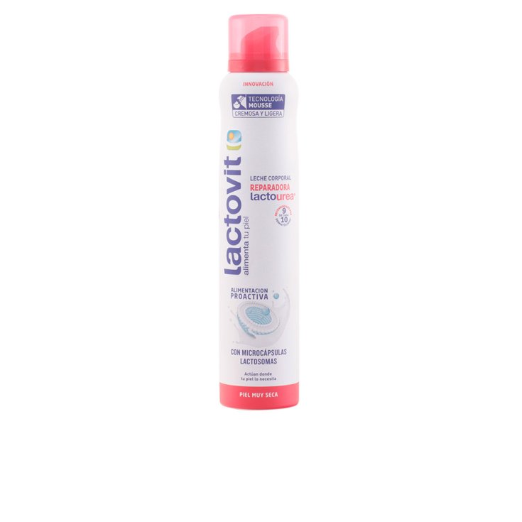 Lactovit Lacto Urée Lait Corporel Mousse Peaux Très Sèches 200 ml