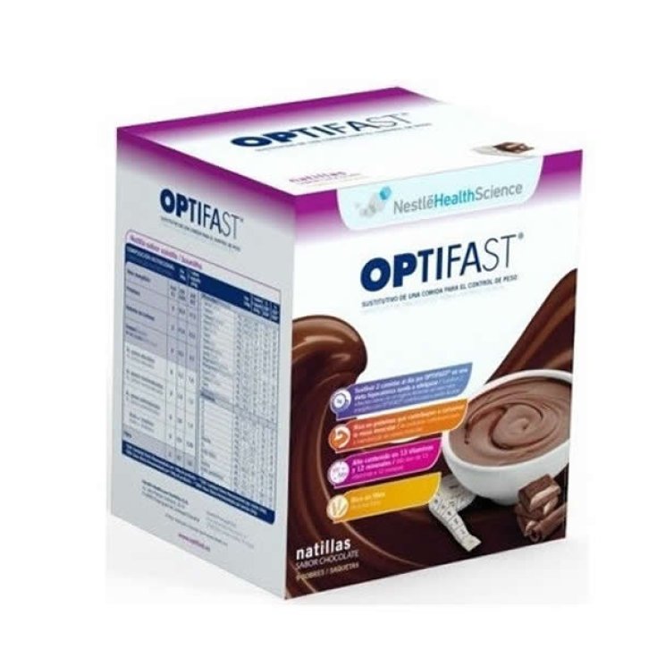 Optifast Natillas Sabor Chocolat 9 Sobres