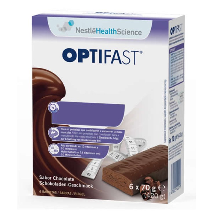 Optifast Sabor Chocolat 6 Barritas