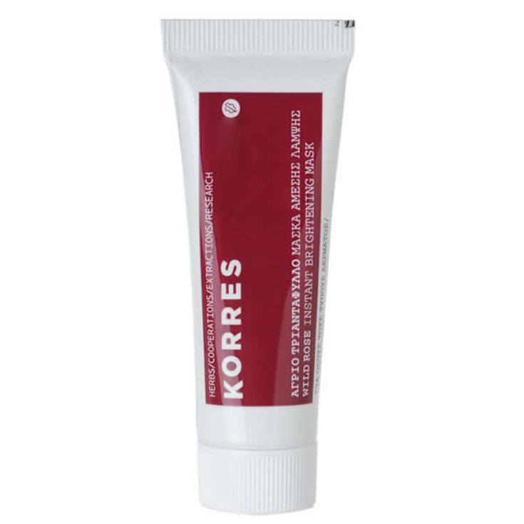 Korres Wild Rose Masque Éclaircissant Instantané 16 ml