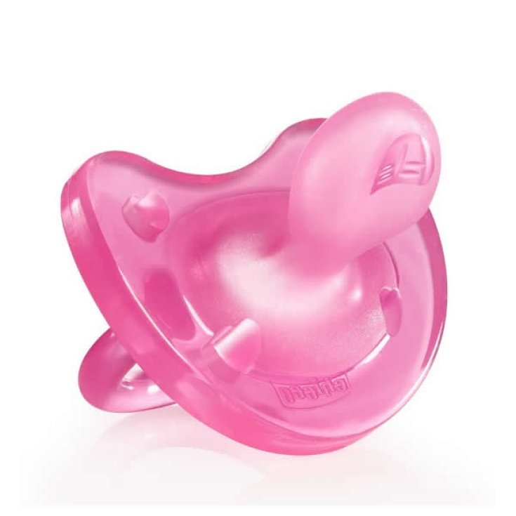 Chicco Physio Sucette en Caoutchouc de Silicone Souple 6m + 1 Unité