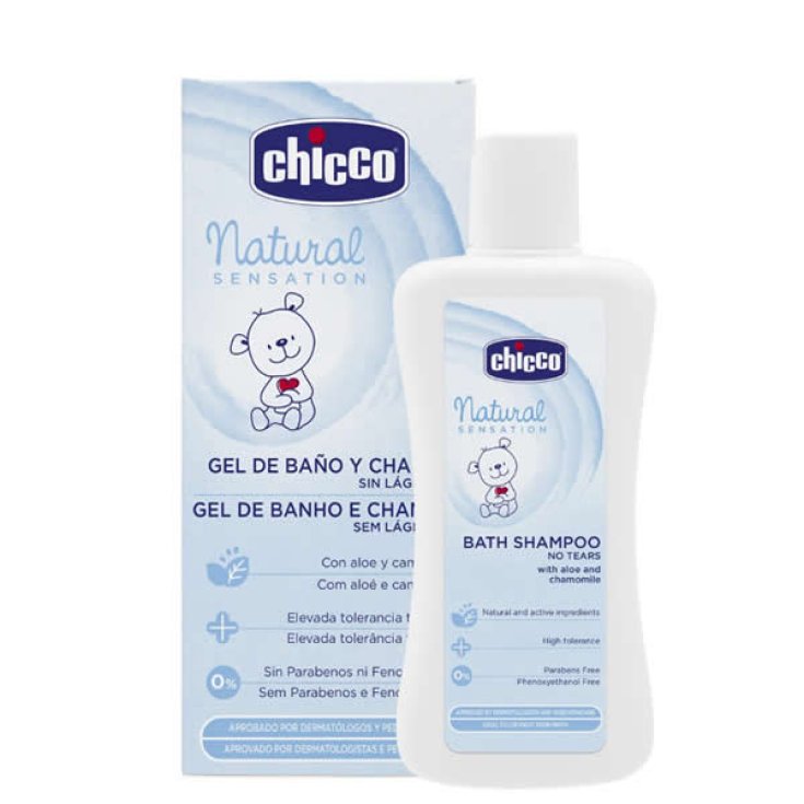 Chicco Natural Sensation Bain Shampoing Sans Larmes 200 ml
