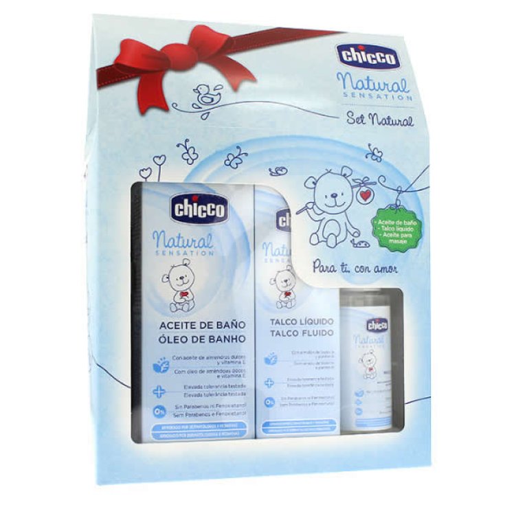 Chicco Natural Sensation Set Natural Set 3 Pièces