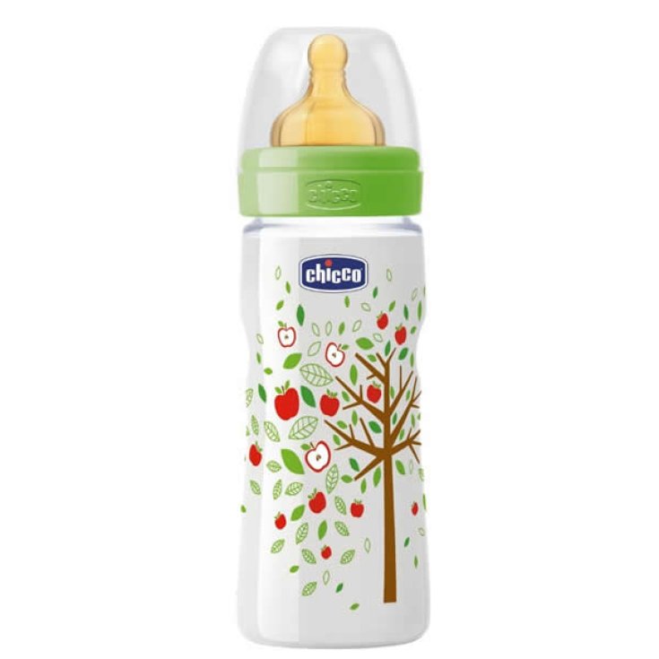 Chicco Bien-Être Biberón Caucho Pp Flujo Rápido Verde 4m 330ml