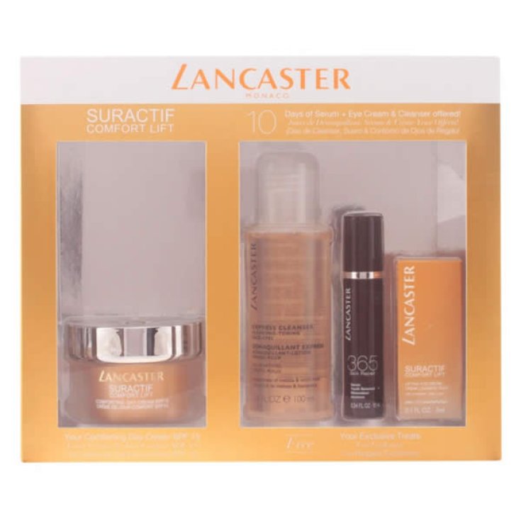 Lancaster Suractif Comfort Lift Crème de Jour Réconfortante Spf15 50 ml Coffret 4 Pièces 2016