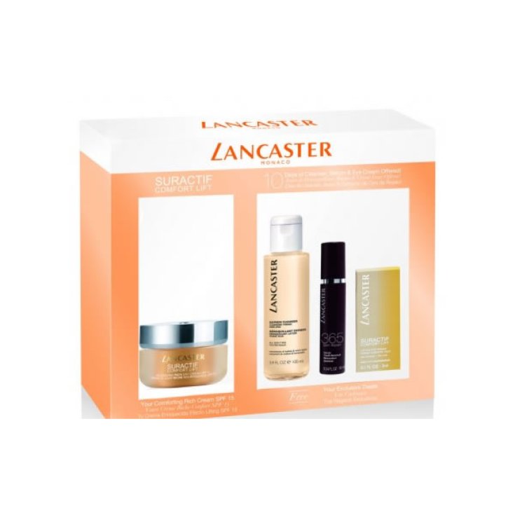 Lancaster Suractif Comfort Lift Crème de Jour Riche Nourrissante Spf15 50 ml Coffret 4 Pièces 2016