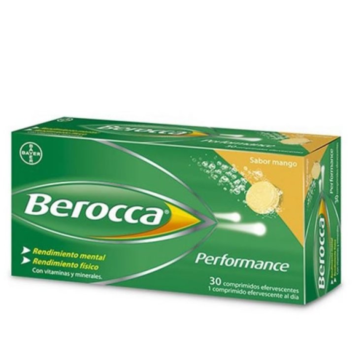 Berocca Performance 30 Comprimés Effervescents Mangue