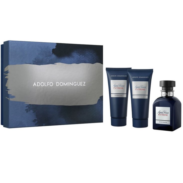 Adolfo Dominguez Agua Fresca Extreme Eau De Toilette Vaporisateur 120 ml Coffret 3 Parties 2017
