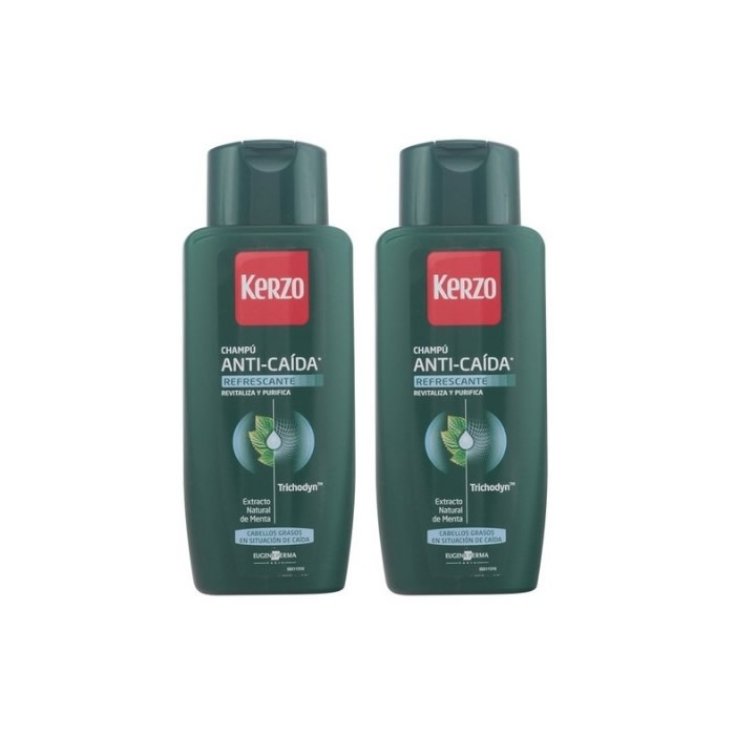 Kerzo Frecuencia Shampooing Anti-Chute Cheveux Gras 400 ml Coffret 2 Pièces 2017