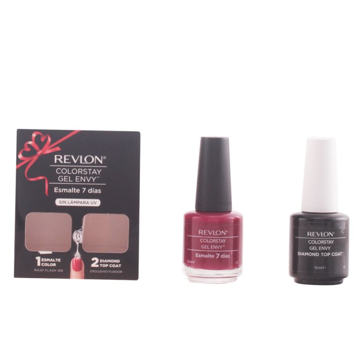 Revlon Color Stay Gel Envy Duo Rojo Flash Color 15ml Set 2 Parties 2017