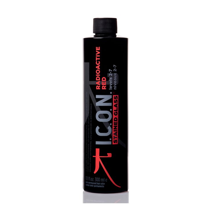 Icon Vitrail Couleur Semi Permanente Rouge Radioactif 300ml