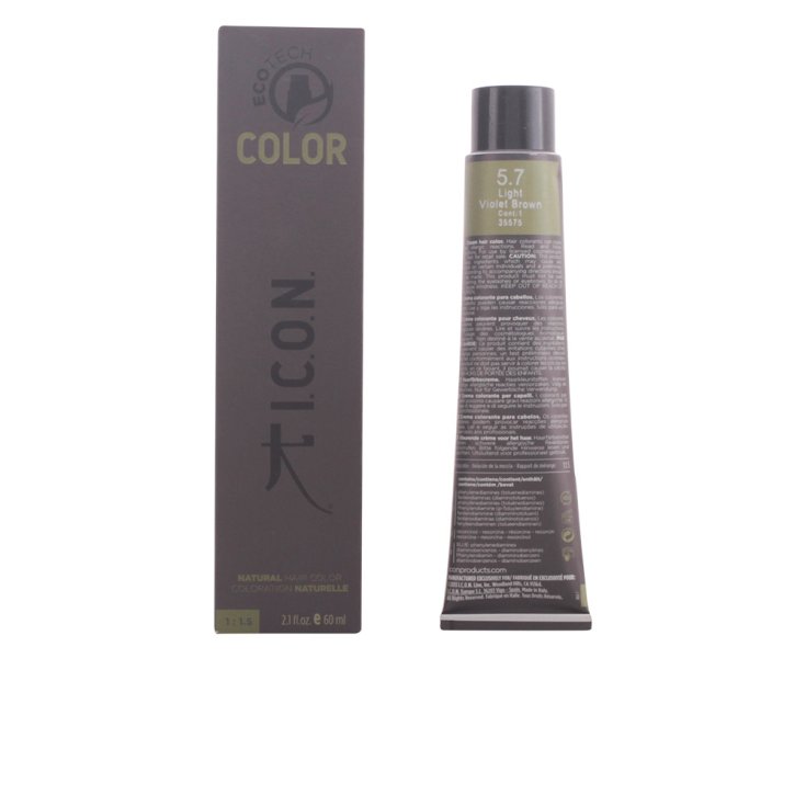 Icon Ecotech Color Coloration Naturelle 5.7 Châtain Violet Clair 60 ml Icon Ecotech Color Coloration Naturelle 5.7 Châtain Violet Clair 60 ml