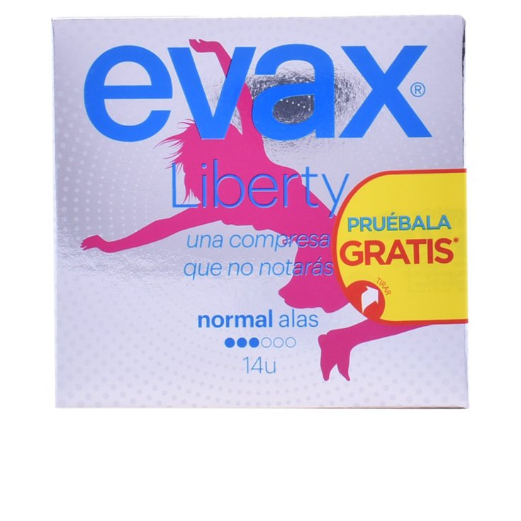 Evax Liberty Normal Avec Ailes Serviettes Hygiéniques 14 Unités