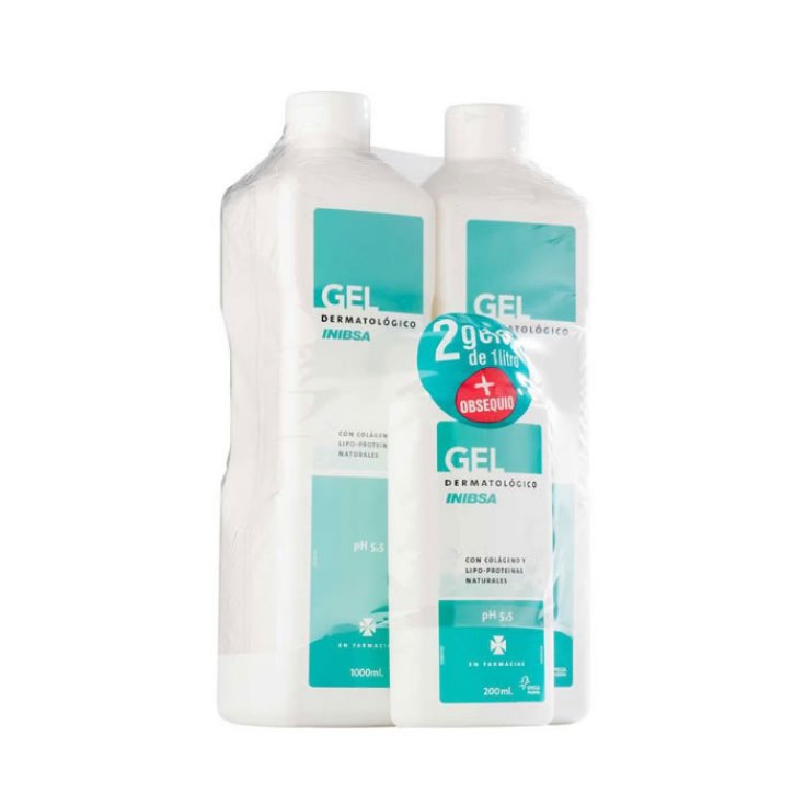 Inibsa Gel Dermatológico Set 3 Pièces Inibsa Gel Dermatológico Set 3 Pièces