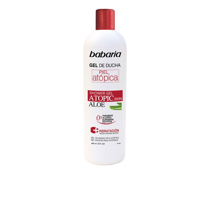 Babaria Aloe Vera Gel Douche Peau Atopique 0% 600 ml