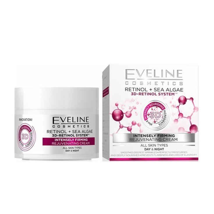Eveline 3D Retinol System Crème Jour Et Nuit Intensément Raffermissante 50 ml