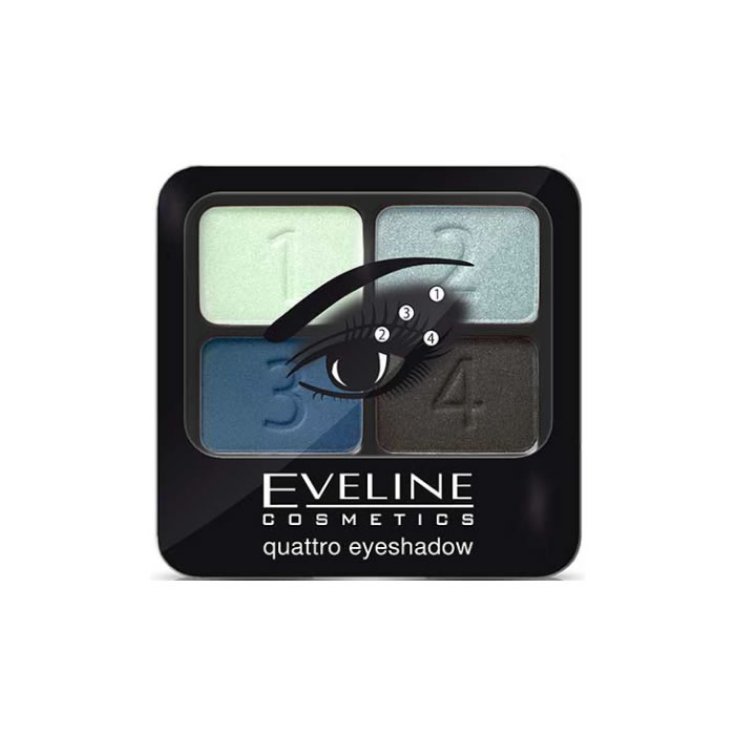 Fard à paupières Eveline Quattro 01