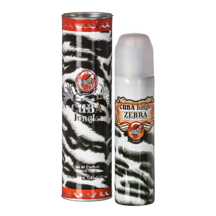 Cuba Paris Jungle Zèbre Eau De Parfum Vaporisateur 100ml