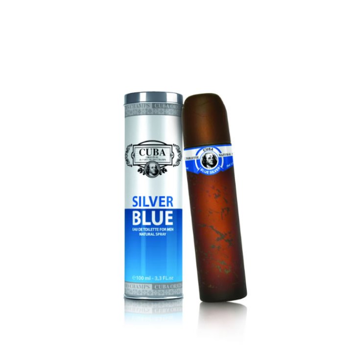 Cuba Paris Silver Blue Eau De Toilette Vaporisateur 100 ml