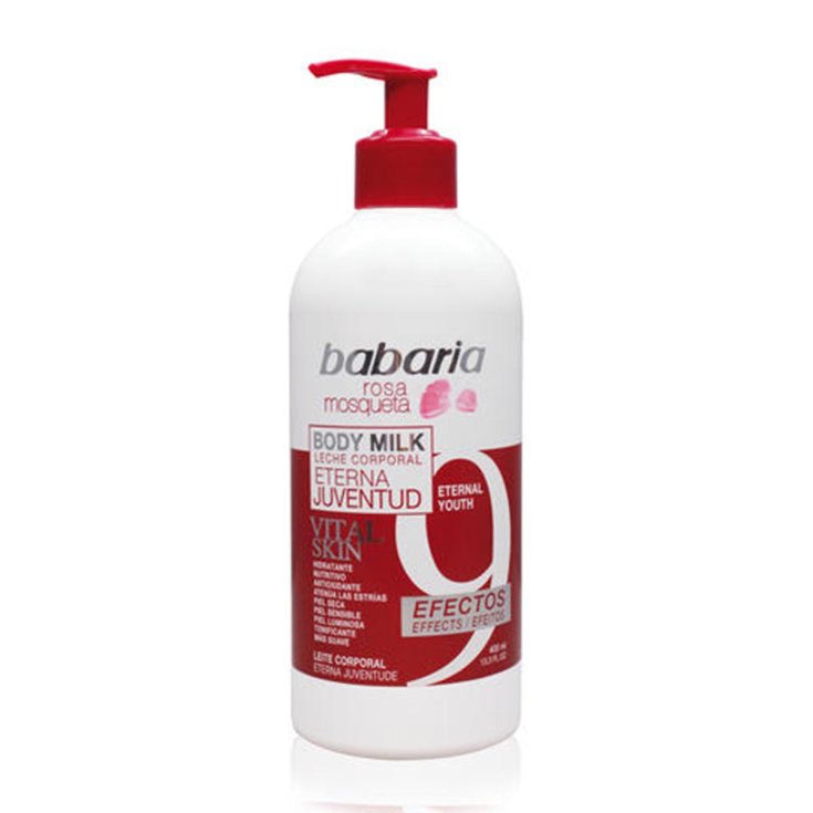 Babaria Rosa Mosqueta Lait Corporel 9 Effets 400ml