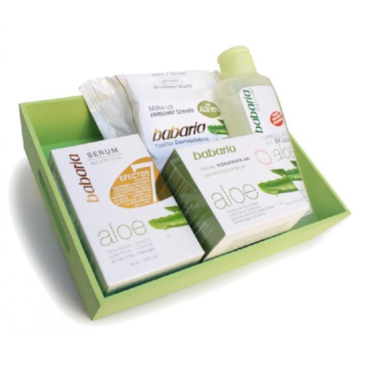 Babaria Aloe Vera Crème Hydratante 50 ml Coffret 4 Parties Babaria Aloe Vera Crème Hydratante 50 ml Coffret 4 Parties