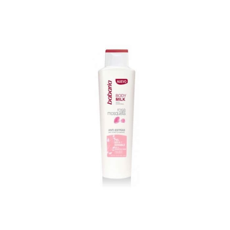 Babaria Rose Musquée Lait Corporel Anti Vergetures 400 ml